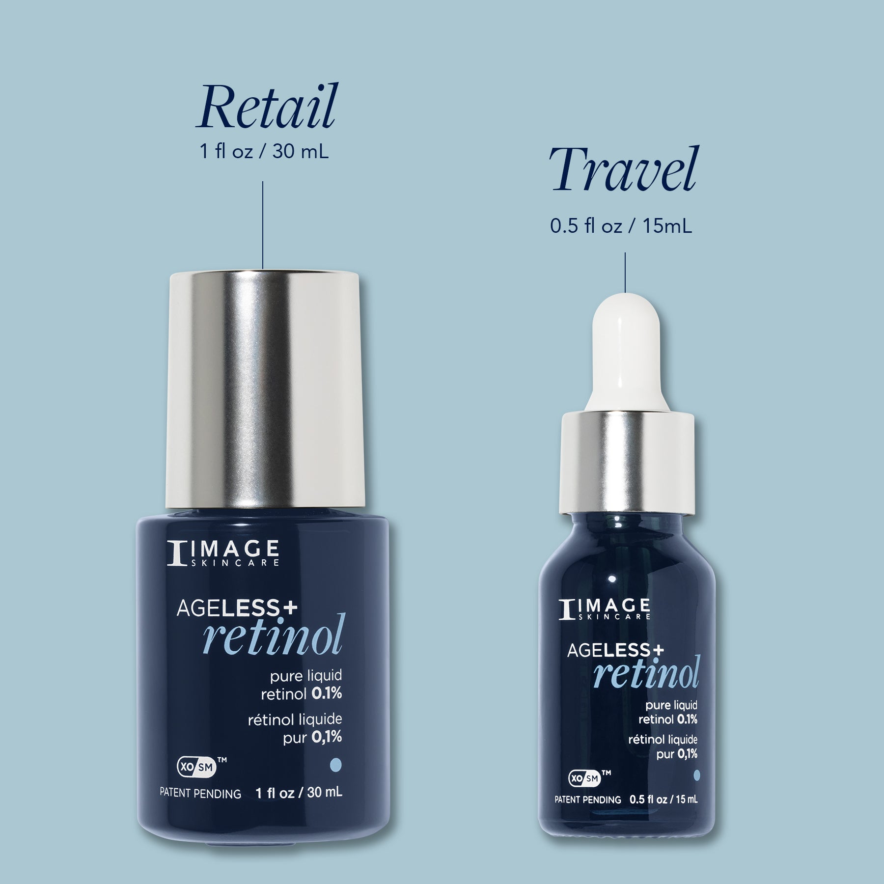AGELESS+ retinol pure liquid retinol 0.3% travel size