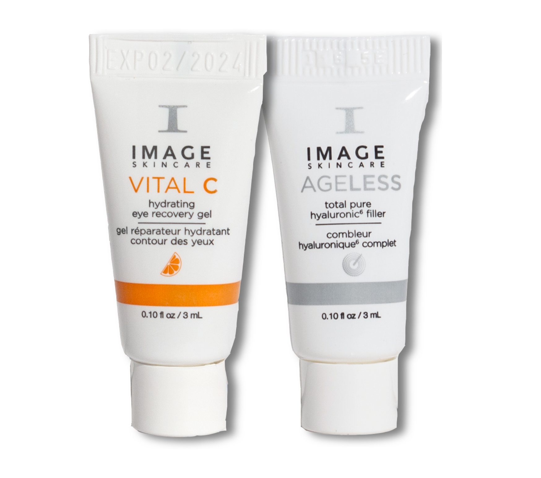 2 FREE GIFTS - AGELESS total pure hyaluronic 6 filler sample + VITAL C hydrating eye recovery gel sample